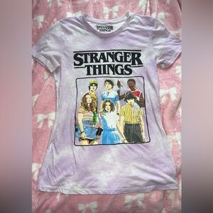 Stranger Things Kids Graphic Tee - Lavender